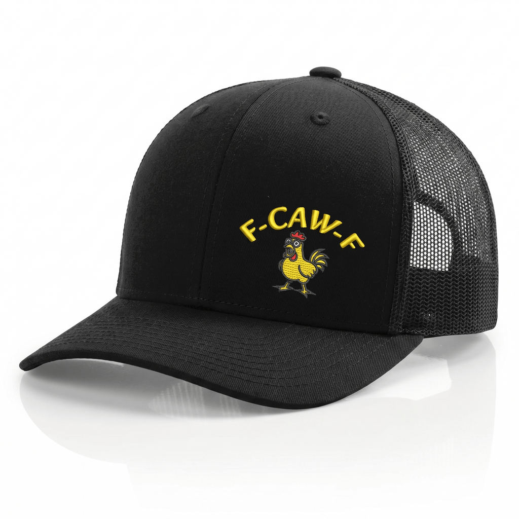 F-CAW-F Broderet Justerbar Snapback-kasket i Premium Kvalitet