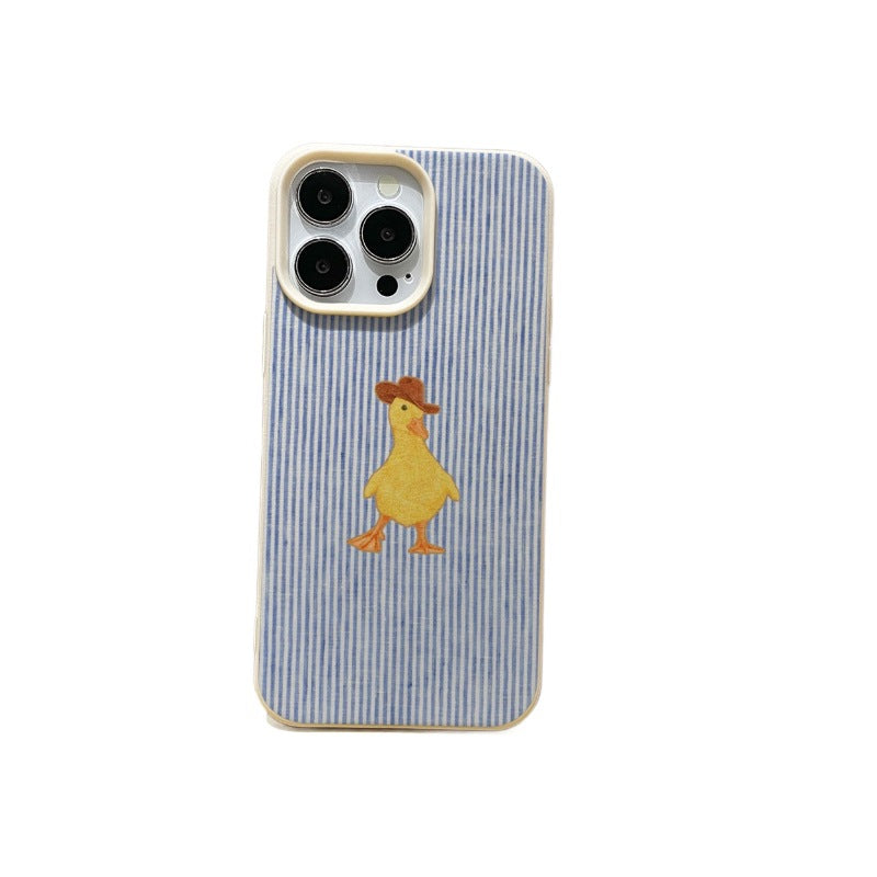 🐥🤠 Cowboy Duck iPhone Cover – Sødt Western And Telefoncover