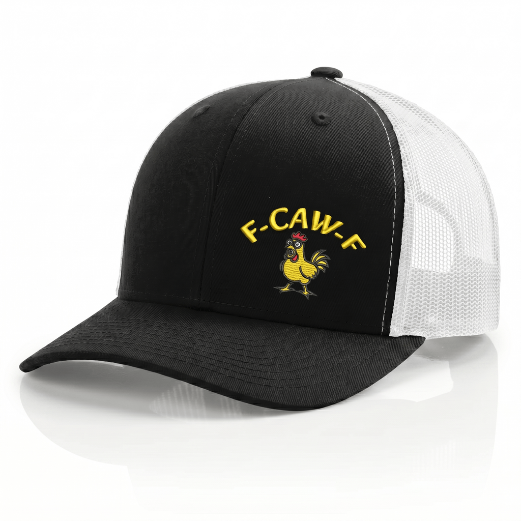 F-CAW-F Broderet Justerbar Snapback-kasket i Premium Kvalitet