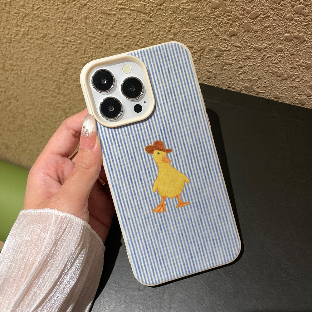🐥🤠 Cowboy Duck iPhone Cover – Sødt Western And Telefoncover