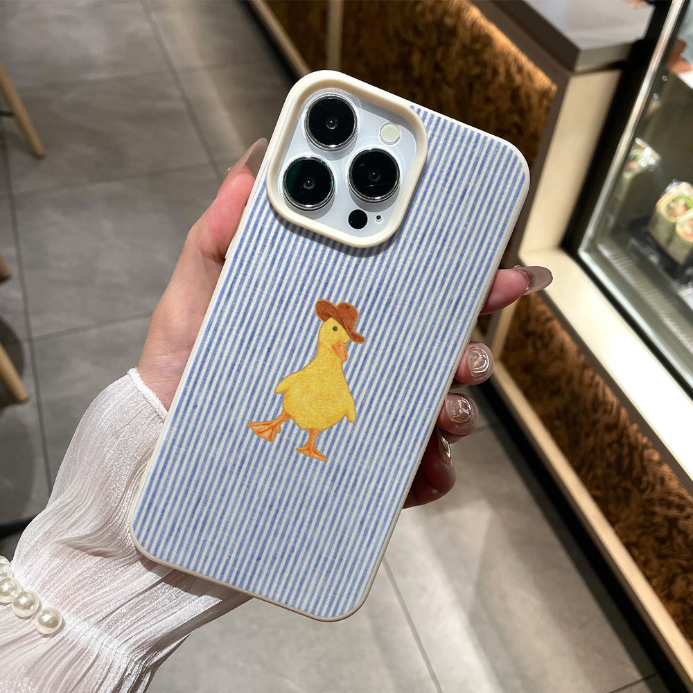 🐥🤠 Cowboy Duck iPhone Cover – Sødt Western And Telefoncover