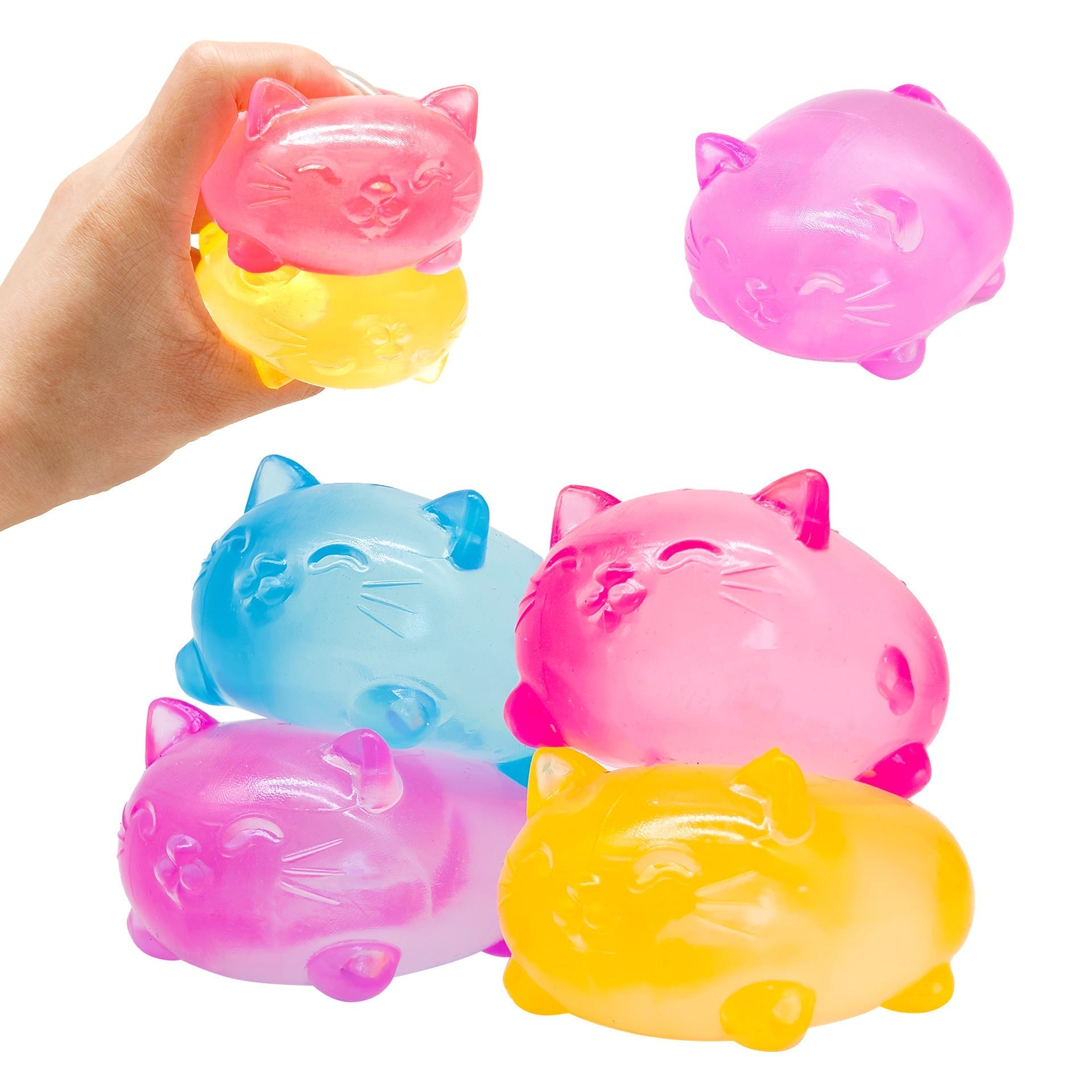 Mini Sød Squishy Kat Stresslegetøj
