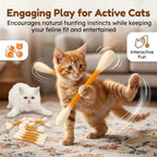 ❤️Til glade, sunde og aktive indekatte🐱Swabs Kattelegetøj med Katteurt