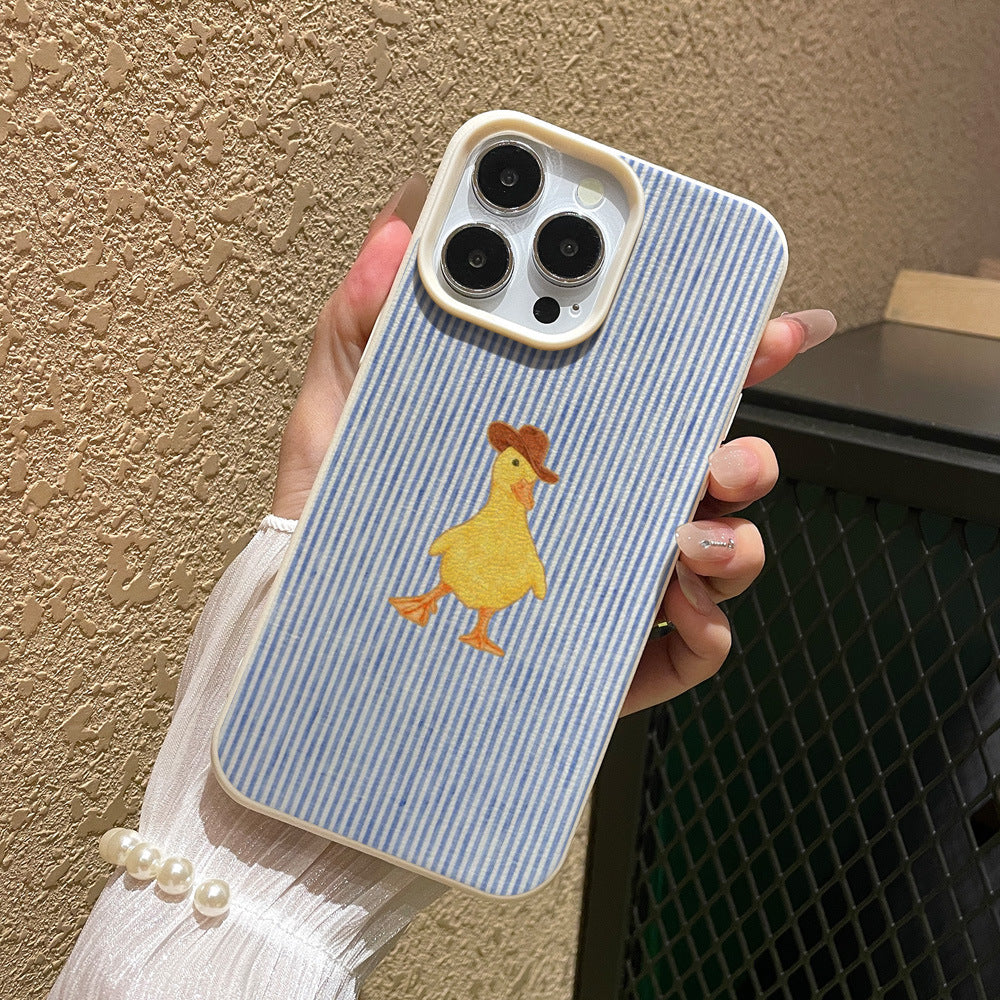 🐥🤠 Cowboy Duck iPhone Cover – Sødt Western And Telefoncover