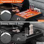 TYIIPLUS™ Silicone Grill Side Shelf Mat – Heat Resistant BBQ Tool Organizer