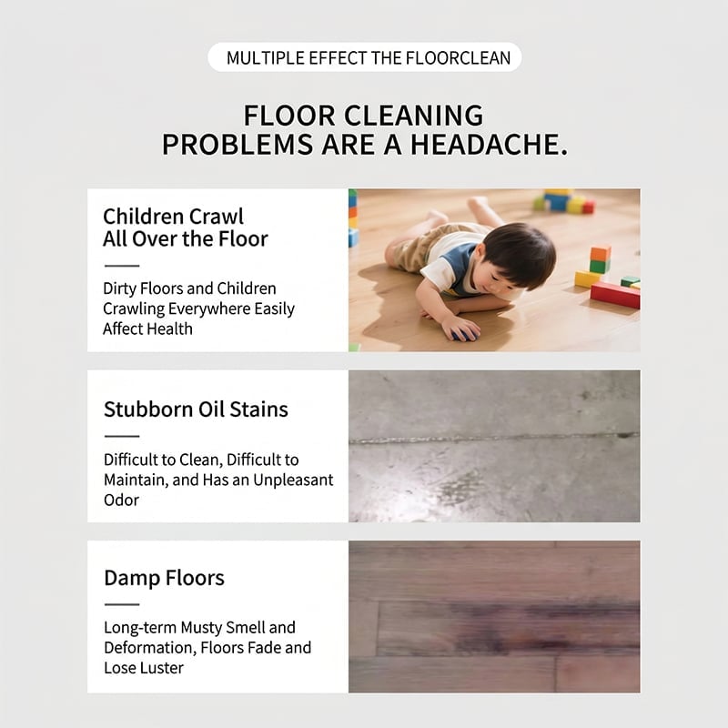 🔥Multi-Surface Floor Cleaning Tablets – Concentrated Cleaner for Hardwood, Tile, Laminate & More