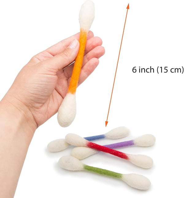 ❤️Til glade, sunde og aktive indekatte🐱Swabs Kattelegetøj med Katteurt