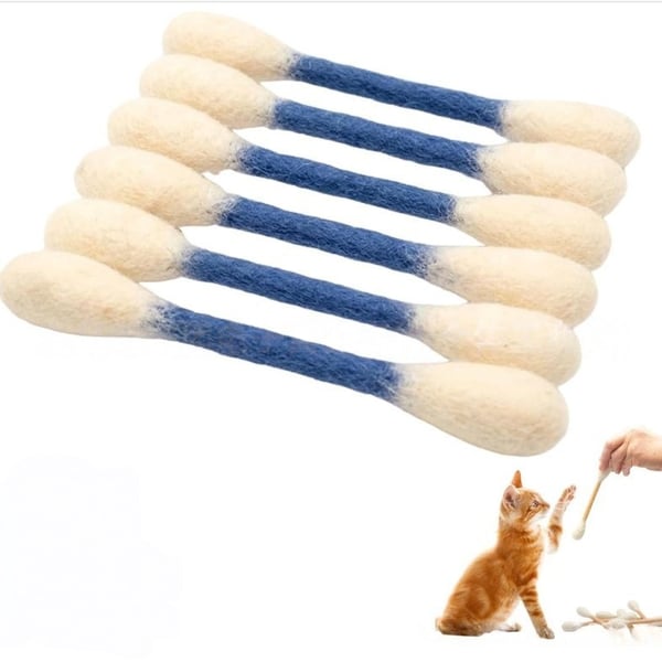 ❤️Til glade, sunde og aktive indekatte🐱Swabs Kattelegetøj med Katteurt