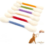 ❤️Til glade, sunde og aktive indekatte🐱Swabs Kattelegetøj med Katteurt