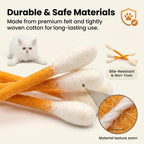 ❤️Til glade, sunde og aktive indekatte🐱Swabs Kattelegetøj med Katteurt