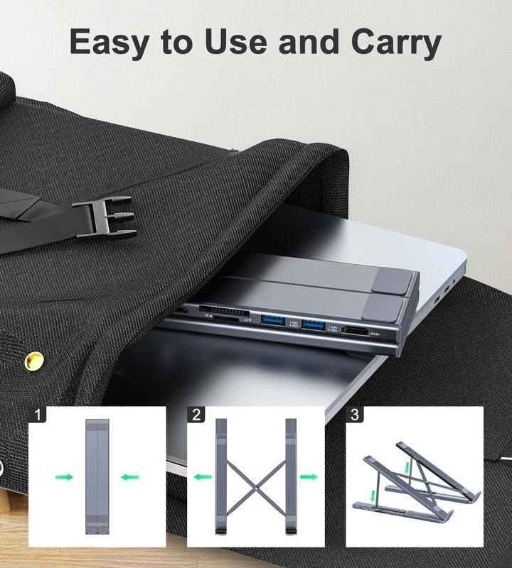 8-i-1 USB-C Laptopstativ, Bästa presenter💻