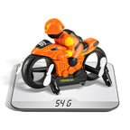 2-i-1 flyvende motorcykel – RC-motorcykel til land og luft med dobbeltfunktion