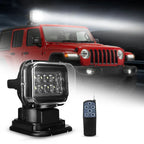 50W Remote Control 360° Rotating LED Searchlight