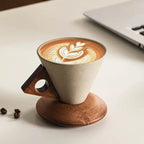 Wabisabi konisk keramisk kaffekrus