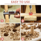 🛠️Self-Centering Doweling Jig – Precision Drill Guide for Perfect Wood Joints