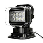 50W Remote Control 360° Rotating LED Searchlight