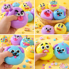 🤪Limited Edition Ansigtsbytte-Hund Squishy | Sød, Sjov og Total Vanedannende 💥