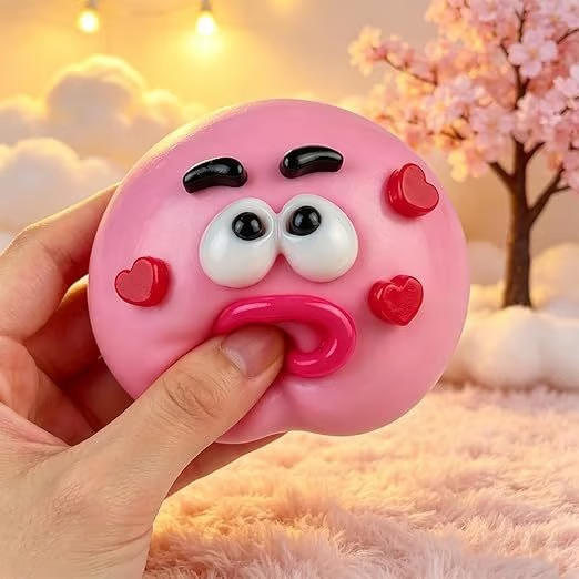 🤪Limited Edition Ansigtsbytte-Hund Squishy | Sød, Sjov og Total Vanedannende 💥