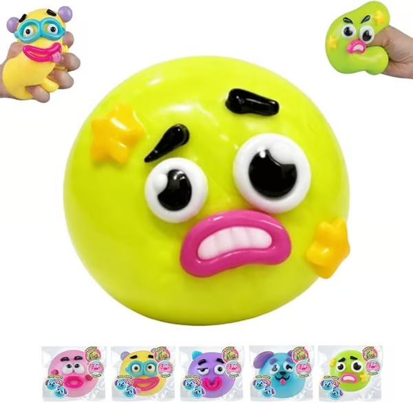 🤪Limited Edition Ansigtsbytte-Hund Squishy | Sød, Sjov og Total Vanedannende 💥