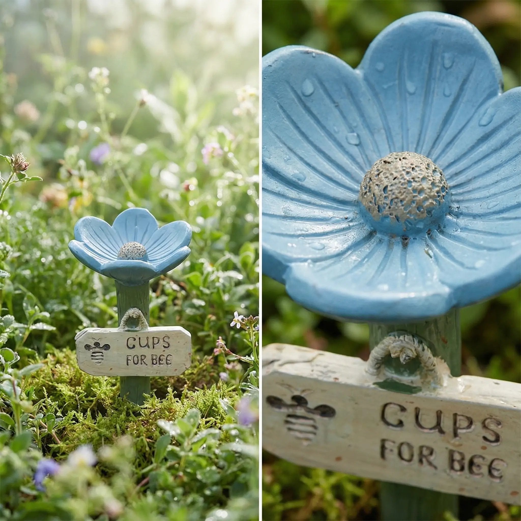 🐝Blomsterformet bidrikkestation💧