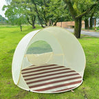 🌞 ⛺ UV-beskyttende pop-up strandtelt