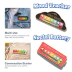 My Social Battery / Mood Tracker Enamel Brooch
