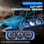 30000LM Ultrastærk LED-bilspot – Fjern-/nærlys, IP68 Vandtæt Offroad-kørelys
