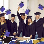 🎓Class of 2026 Graduation Fan Set (24 Pack) — Double-Sided Photo Props with Handles