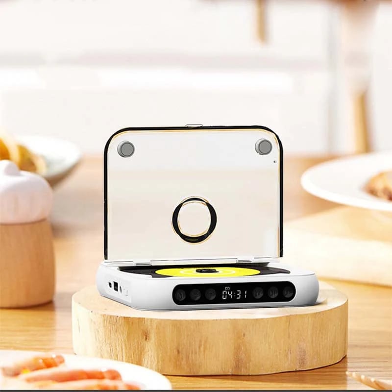 Bærbar Bluetooth CD-afspiller ❤️ Den perfekte gave til musikelskere