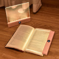 Rechargeable Flat LED Book Light 🌟 3 Colors Timer Perfect Night Reading