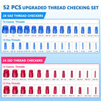 Nut and Bolt Thread Checker (SAE & Metric)