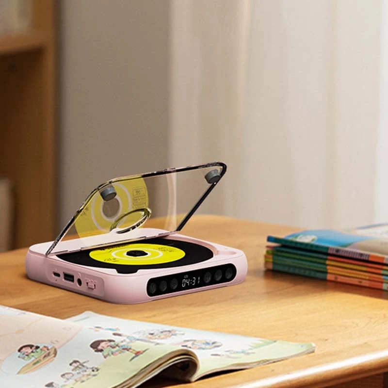 Bærbar Bluetooth CD-afspiller ❤️ Den perfekte gave til musikelskere