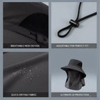 Spring/Summer Fisherman's Hat Detachable Outdoor Fishing Face Covering Neck Protection