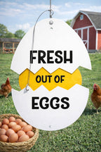🥚Färska Ägg i Plåt - Rustik Lantlig Inredning för Hönshus & Marknad🏠🐔