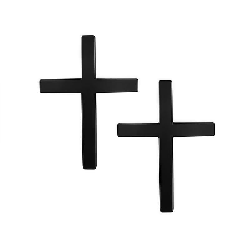 3D-kristenkors-klistermærke