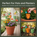 🔥Set of 3 Metal Flower Pot Garden Stakes