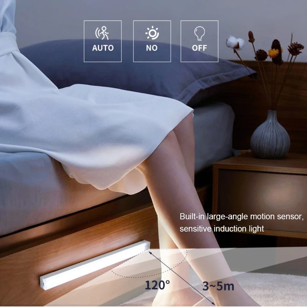 💡Selvklæbende Smarte Sensor Magnetiske Genopladelige LED-lys