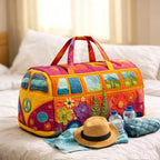 Unisex Boho Vatteret Weekender Rejsetaske, Let & Komfortabel, Hippie Design