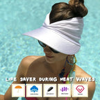 Women's UPF 50+ UV Protection Sun Visor Hat