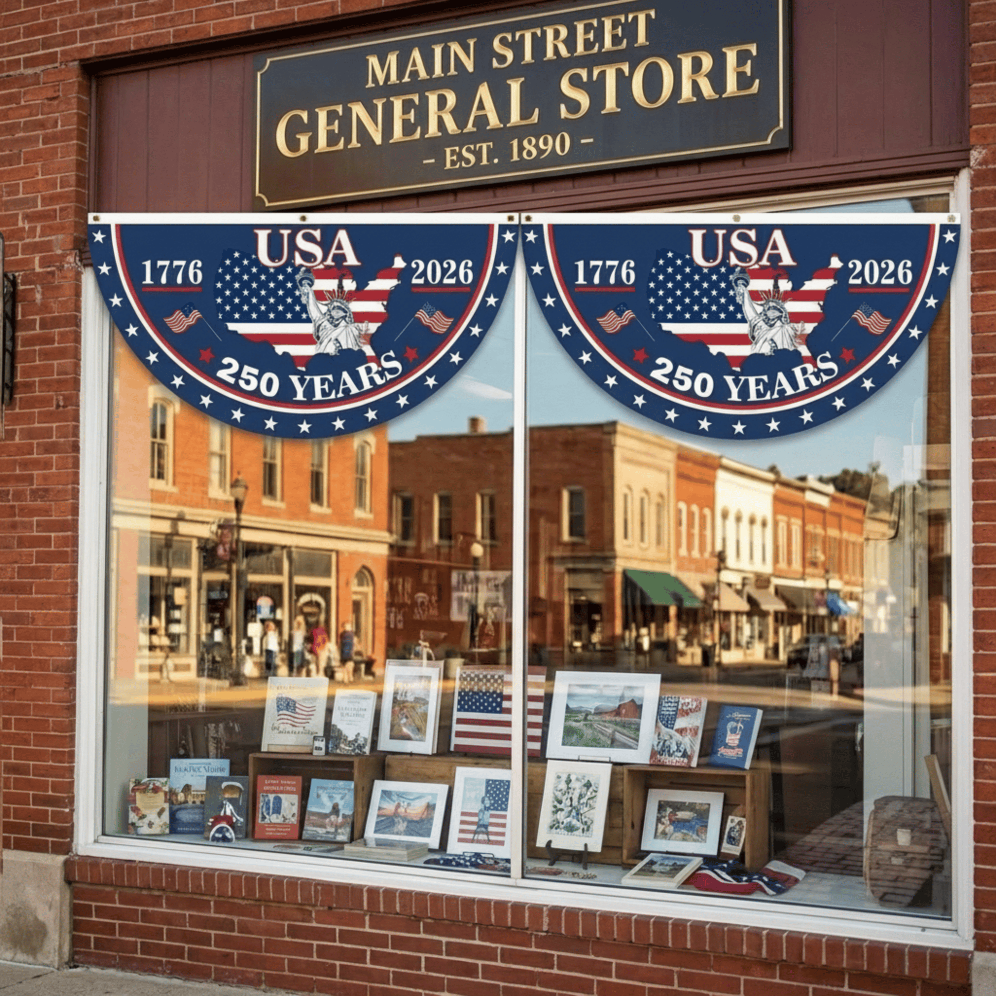 250-års jubilæum USA Fanflag & Mere – Fejr Amerikas 250-års jubilæum
