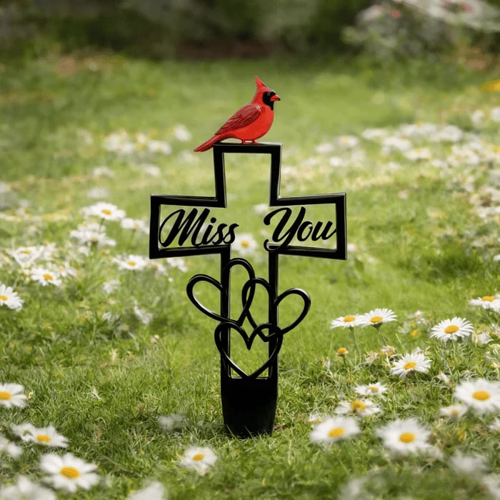 🐦💖Gravsted Mindetavle i Metal til Erindring✝️