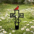 🐦💖Gravsted Mindetavle i Metal til Erindring✝️