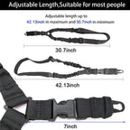Taktisk single point-bungee-rem med M-LOK QD-beslag