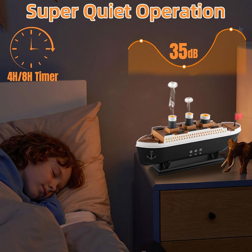 Vintage Oceanliner Luftfugter og Aromadiffuser