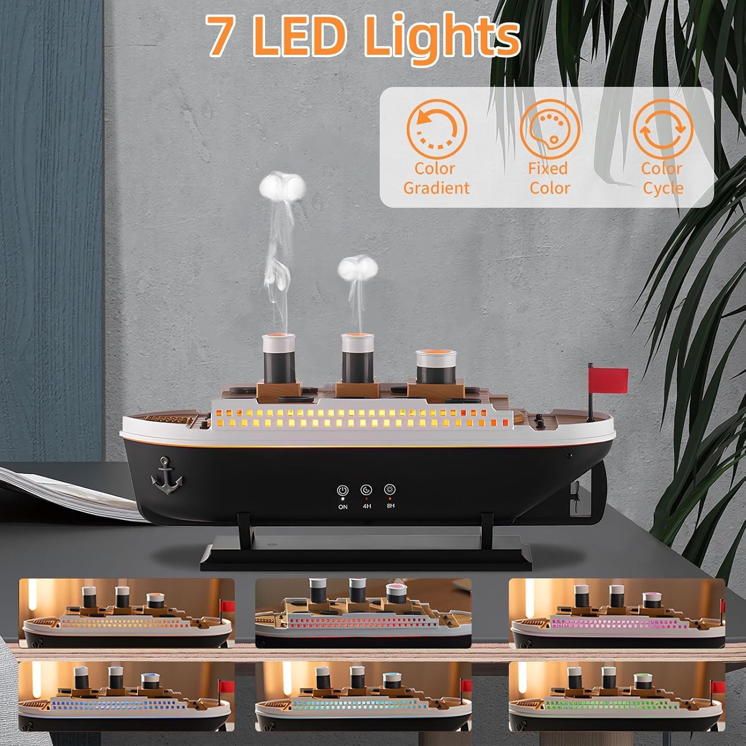 Vintage Oceanliner Luftfugter og Aromadiffuser