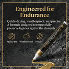 🐦Golden Tombstone Marker Pen for Restoring Faded Grave Inscriptions