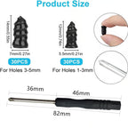 🔩60PCS Tire Repair Rubber Nails Kit, 2 Sizes Instant Flat Tire Fix 🚗 No Jack Needed