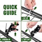 🔥Stainless Steel Cable Tie Gun with Metal Zip Ties