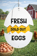 🥚Färska Ägg i Plåt - Rustik Lantlig Inredning för Hönshus & Marknad🏠🐔