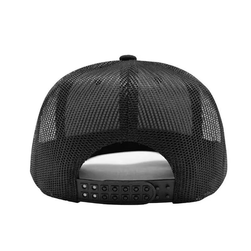 IT IS WHAT IT IS Printed Mesh Trucker Hat - Justerbar, Åndbar Baseballkasket til Afslappet Udendørsbrug, Unisex Solbeskyttelse